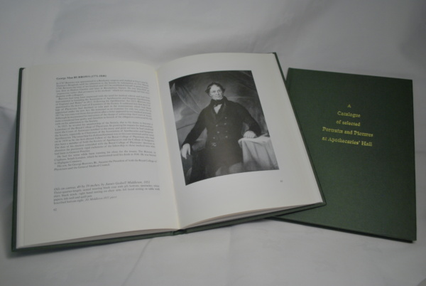Book: A Catalogue  of Portraits at Apothecaries Hall